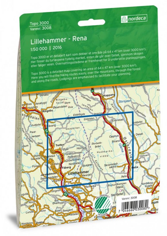 Lillehammer - Rena zadní strana obalu