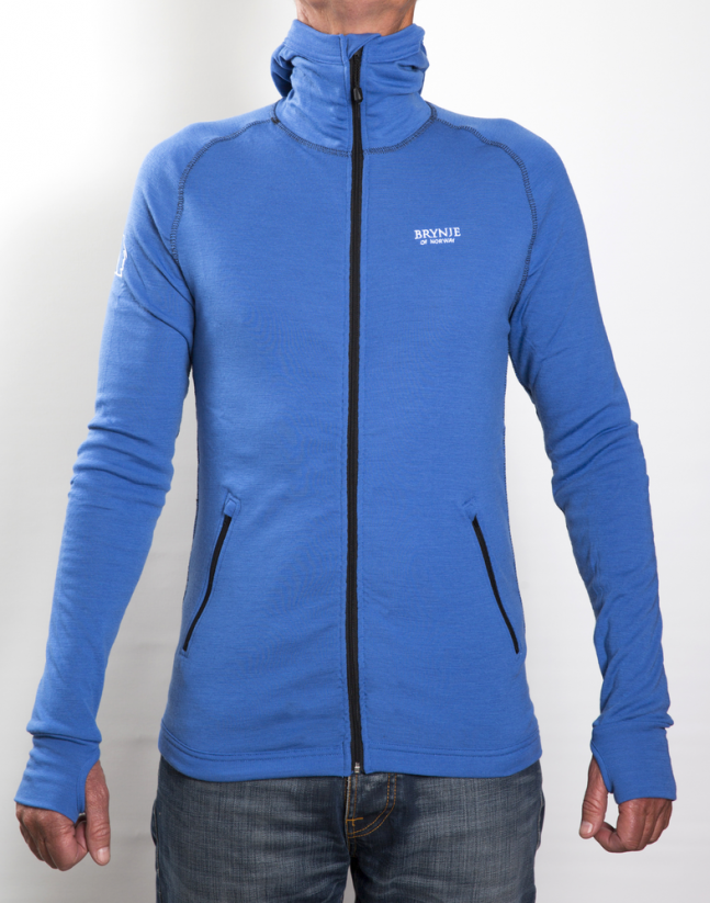 BRYNJE Arctic Double Jacket w/hood - barva: modrá, velikost: XXL (56)