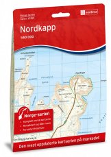 Mapa Nordkapp - Norge Serien 1:50 000