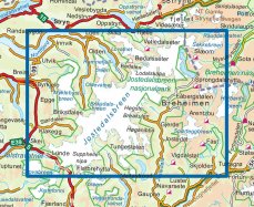 Přehled mapy Jostedalsbree