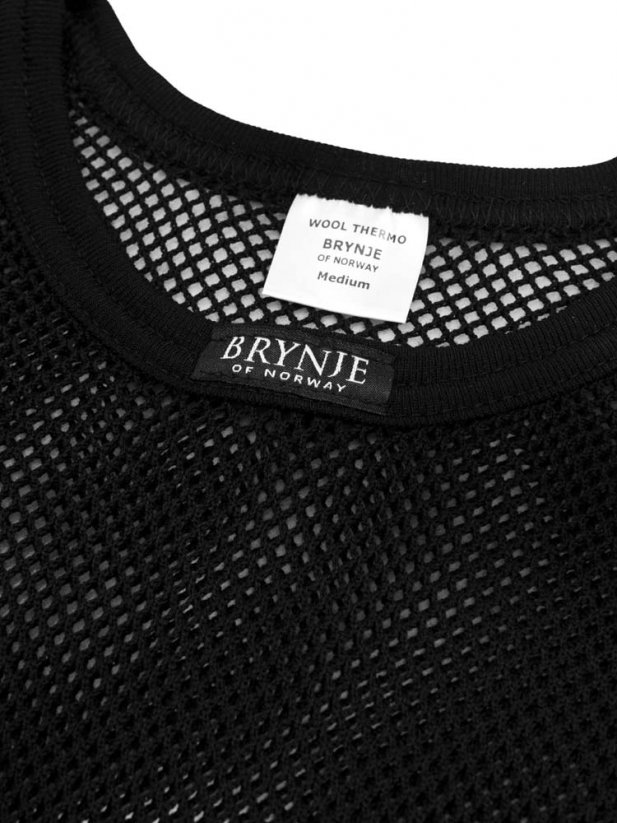 BRYNJE Wool Thermo Shirt w/inlay, černé