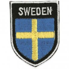 Nášivka, švédská vlajka v erbu