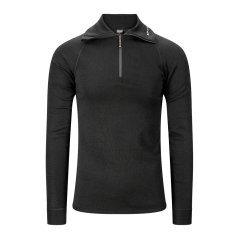 BRYNJE Classic Wool Zip Polo Shirt