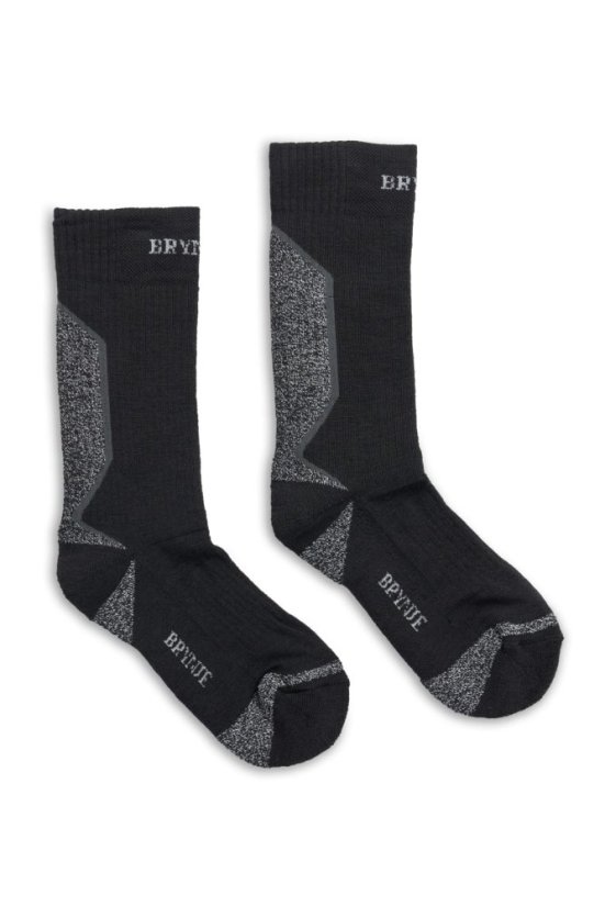 ponožky BRYNJE Super Active Outdoor, černé