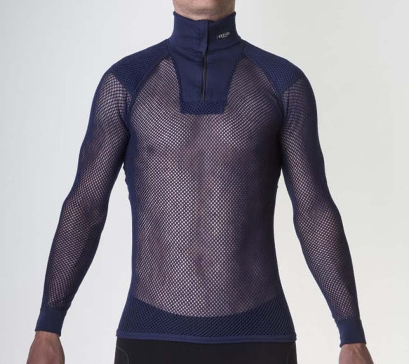 BRYNJE Super Thermo Zip polo Shirt w/inlay