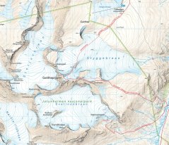 hoyfjellskart_jotunheimen_galdhpiggen_glittertind detail hoyfjellskart_jotunheimen_galdhpiggen_glittertind detail