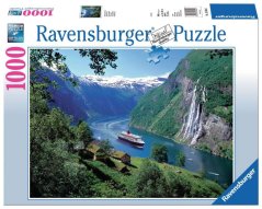 Geirangerfjord 1000 dílků - puzzle Geirangerfjord 1000 dílků - puzzle
