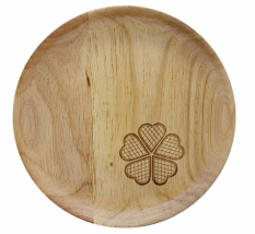 Dřevěný talířek na vafle
