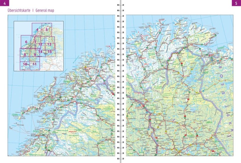 Atlas Skandinávie listy