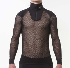 BRYNJE Wool Thermo Zip-polo w/inlay