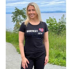 triko Norway srdce 