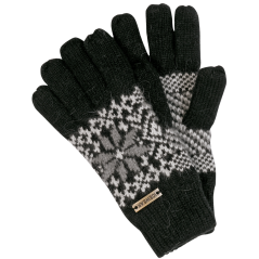 Angora rukavice černé