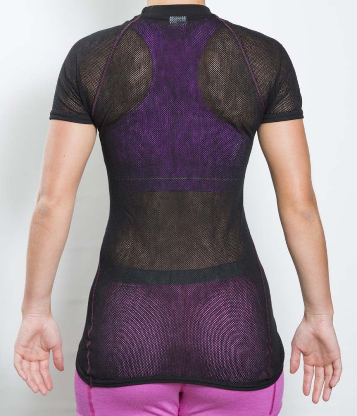 BRYNJE Lady Wool Thermo light T-Shirt violet