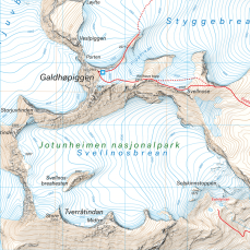 Jotunheimen - Galdhopiggen detail