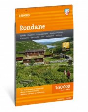 Rondane turistická mapa
