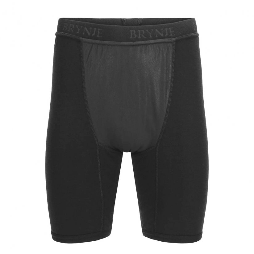 BRYNJE Arctic boxer shorts, windfront - barva: černá, velikost: XL (54)