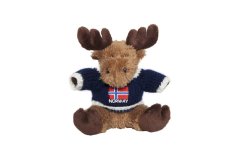 Plyšový los sedící