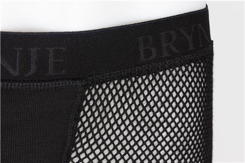 BRYNJE Super Thermo Boxer Shorts windfront - barva: černá, velikost: S (48)
