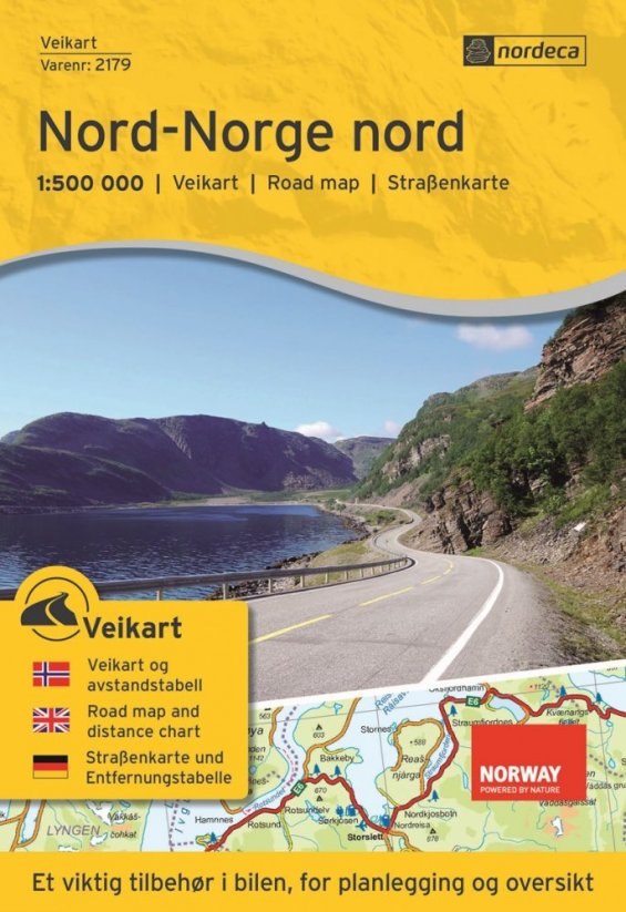 Veikart Norge 1:1 000 000