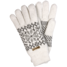 Angora rukavice bílé