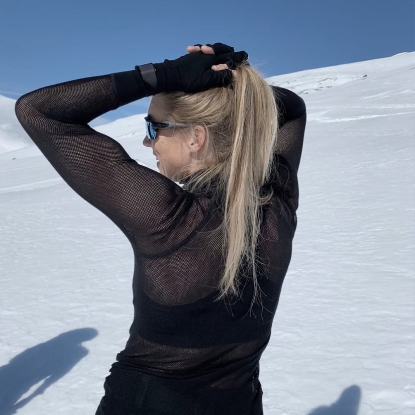 BRYNJE Lady Wool Thermo light Zip-polo