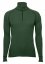 BRYNJE Classic Wool Zip Polo Shirt - barva: zelená, velikost: S (48)