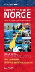 ilustrovaná mapa Norska ilustrovaná mapa Norska