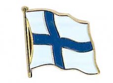 Odznak s finskou vlajkou