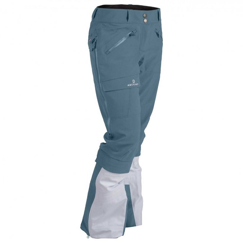 AMUNDSEN KLEIVA SPLIT-PANTS WOMENS dámské zateplené kalhoty - barva: modrošedá, velikost: M (38-40)