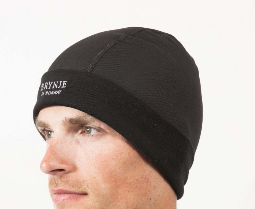 BRYNJE Arctic hat w/windcover - barva: černá, velikost: S-M