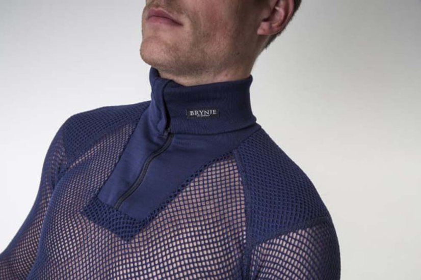BRYNJE Super Thermo Zip polo Shirt w/inlay
