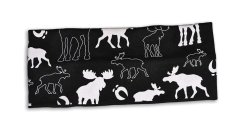 čelenka s losy černá