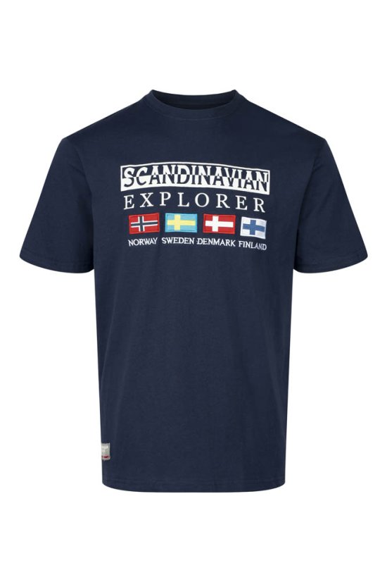 tričko Scandinavian Explorer 4 Flags tričko Scandinavian Explorer 4 Flags