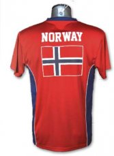 Tričko pro fanoušky NORWAY - norská vlajka