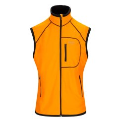 BRYNJE Polar Fleece Vest windfront orange