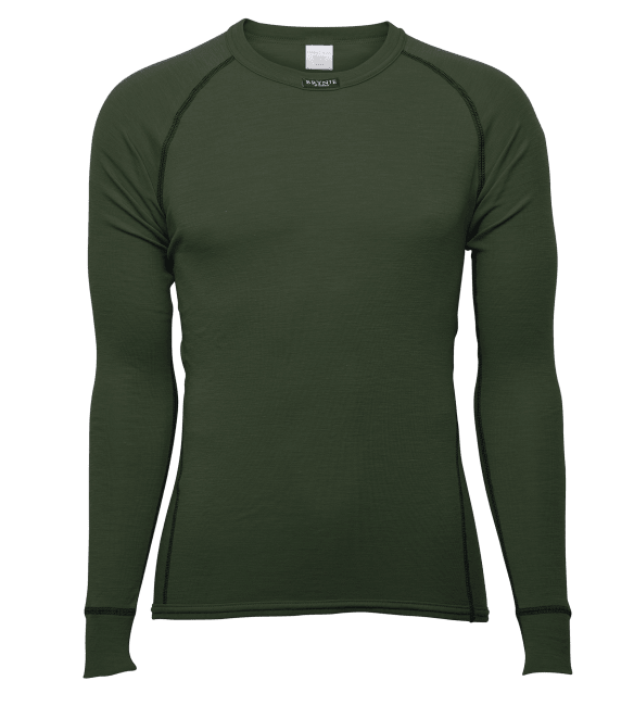 BRYNJE Classic Wool Shirt - barva: zelená, velikost: M (50)