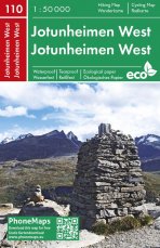 Jotunheimen západ - turistická mapa  1:50 000 Phone Maps