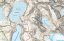 Hoyfjellskart Lofoten: Moskenes - turistická mapa Lofoty 1:30 000