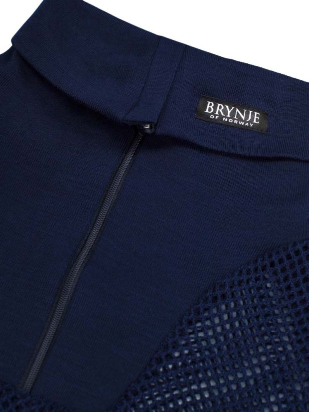 BRYNJE Super Thermo Zip polo Shirt w/inlay