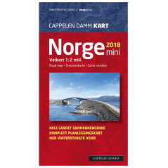 Norge mini veggkart