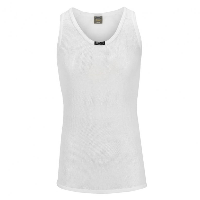 BRYNJE Super Micro A-Shirt, bílý