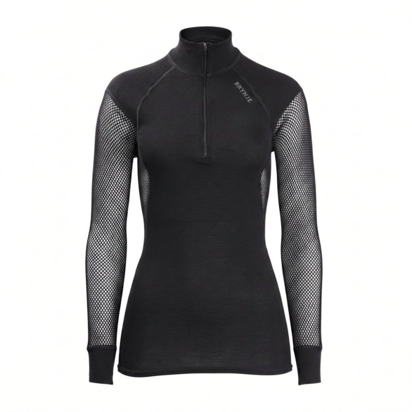BRYNJE Lady Wool Thermo Zip-polo