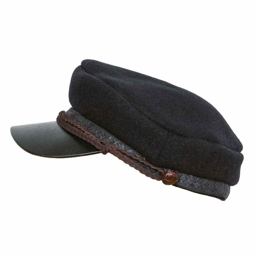 čepice Norlender Skippers hat s koženým kšiltem