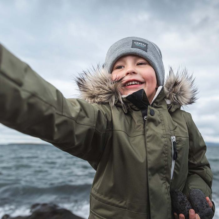 Dětská zimní bunda Icewear HEIDI s kapucí