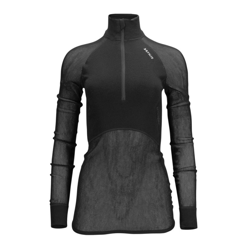 BRYNJE Lady Wool Thermo light Zip-polo