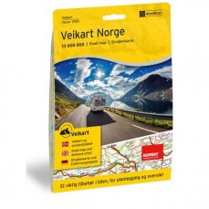 Automapa Norsko 2017 1:1mil. Veikart Norge
