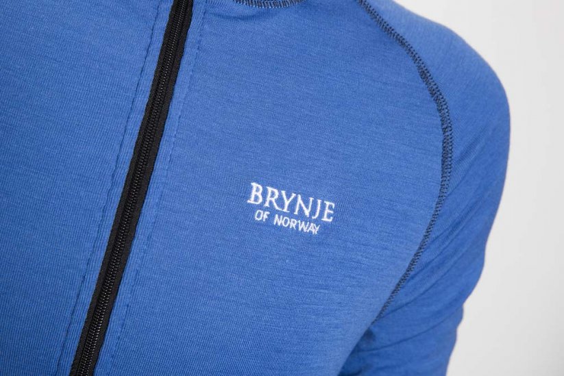 BRYNJE Arctic Double Jacket w/hood skyblue - barva: modrá, velikost: XXL (56)