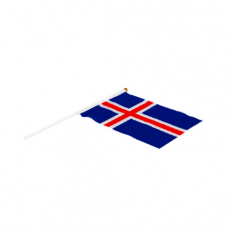 Vlaječka Islandu do ruky - malá