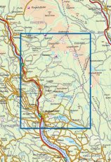 Turistická mapa Oyer - Lillehammer 1:50.000