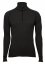 BRYNJE Classic Wool Zip Polo Shirt - barva: černá, velikost: XL (54)
